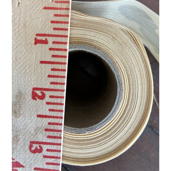 VTG Holiday Ribbon Musician Music Notes Violin Song Music Christmas RARE 2.5" - Picture 6 of 7